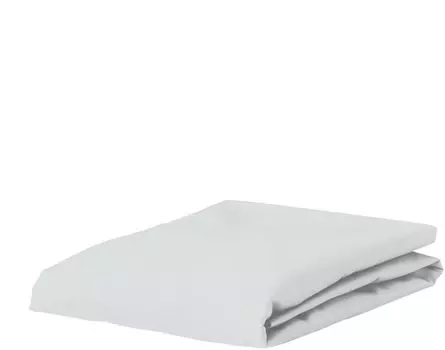 Простыня Essenza Satin на приталенном цвете мятный серый размер 90x210