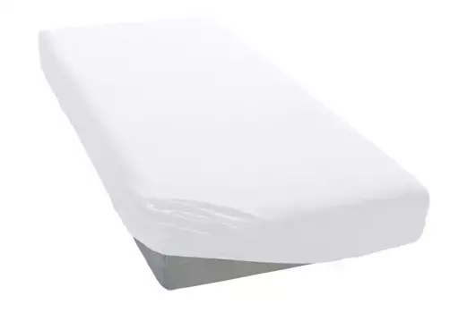 Простыня Estella "Бархатная велюровая простыня", эластичная по всему периметру 140-160х200 см, 1 шт., белый