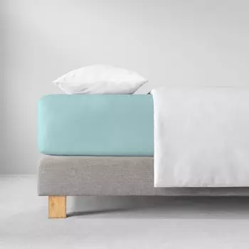 Простыня Estella Fine Jersey 120/200, 640 лазурный