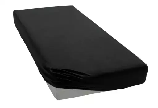 Простыня Estella "простыня из тонкого трикотажа", эластичная по всему периметру 180-200х200 см, 1 шт., черный