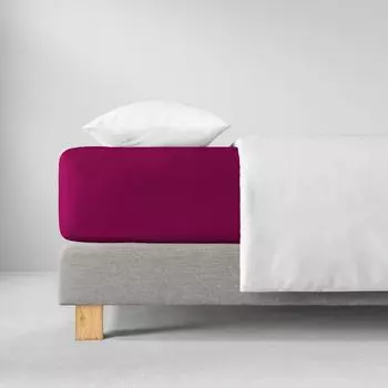 Простыня Estella трикотажная стрейч цвет фуксия размер 100х200 см