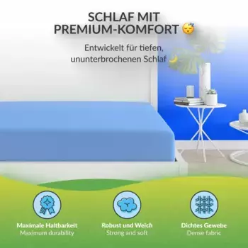 Простыня Etrea Himmlische Qualitt, голубой