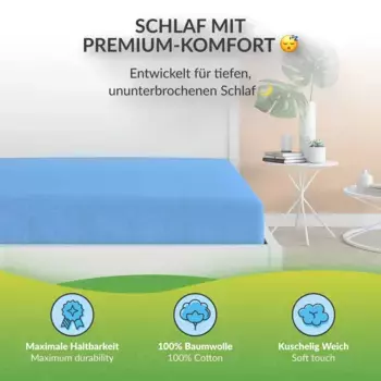 Простыня Etrea Himmlische Qualitt, голубой