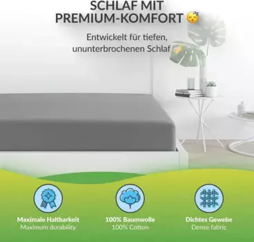 Простыня Etrea Himmlische Qualitt, серый