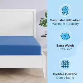 Простыня Etrea Himmlische Qualitt, синий