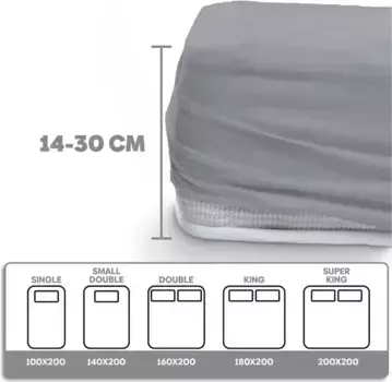 Простыня Eve Textile GmbH, серый