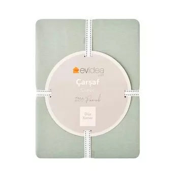 Простыня Evidea Soft King Size с прямым краем, двуспальная, мятного цвета, 260x280 см