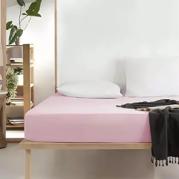 Простыня Evideoa Soft одинарная - Розовый - 120x200 см Evidea