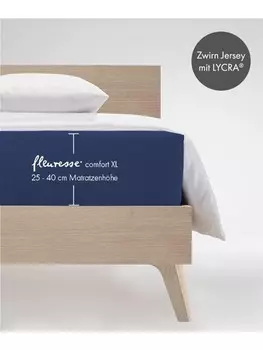 Простыня Fleuresse Comfort XL, синий