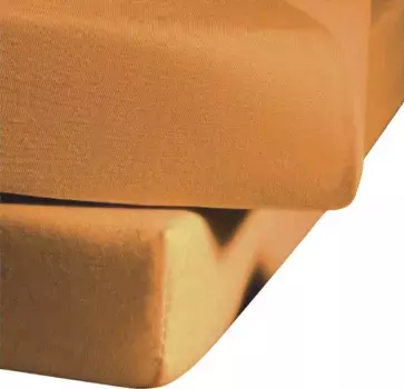 Простыня fleuresse "Ines высококачественный трикотаж из чистого хлопка", из хлопка, для матрасов высотой до 23 см, простынь плоская, простыня на подгонке 150х200 см, 1 шт., бежевый