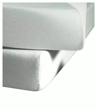 Простыня Fleuresse из тонкого джерси 180 x 200 см - 200 x 200 см эластан 978 галька