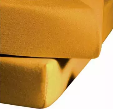 Простыня Fleuresse "Jenny C" из тонкониточного трикотажа Mako, для матрасов высотой до 18 см 140-160х200 см, 1 шт., цвет sonne