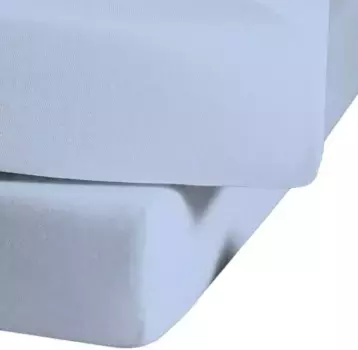 Простыня Fleuresse "Jenny C" из тонкониточного трикотажа Mako, для матрасов высотой до 18 см 90-100х220 см, 1 шт., синий