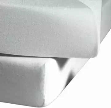 Простыня Fleuresse "Jenny C" из тонкониточного трикотажа Mako, для матрасов высотой до 18 см 90-100х190-200 см, 1 шт., цвет silberfarben