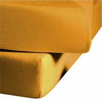 Простыня Fleuresse Mako из джерси Jenny C цвет солнце 2349 100 x 200 см