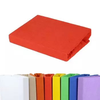 Простыня Gerald Wittmann 180x200 - 200x200 см, махровая, светло-красная