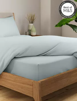 Простыня глубокого кроя из египетского хлопка плотностью 230 нитей Marks & Spencer