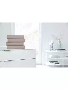 Простыня Hahn Haustextilien, цвет kiesel