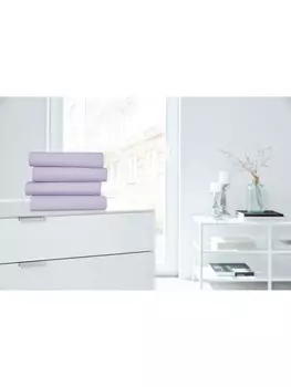 Простыня Hahn Haustextilien, цвет lavendel