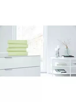 Простыня Hahn Haustextilien, цвет limone