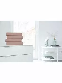 Простыня Hahn Haustextilien, цвет nougat