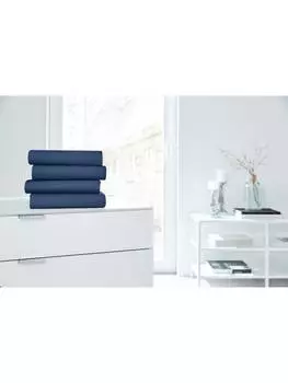 Простыня Hahn Haustextilien, морской