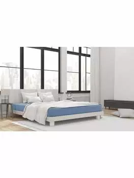 Простыня Hahn Haustextilien, синий