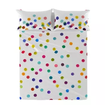 Простыня HappyFriday Confetti Colorful 240 x 270 см (Confetti)
