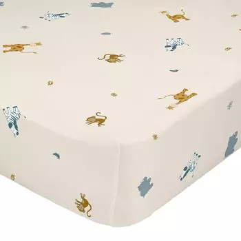 Простыня HappyFriday MINI бежевый разноцветный 70 х 140 х 14 см