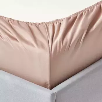 Простыня Homescapes, бежевый