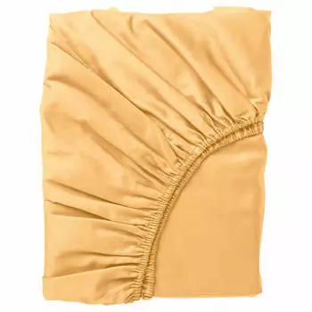 Простыня Ikea Nattjasmin Fitted, 90х200, желтый