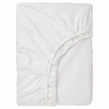 Простыня Ikea Ronnveckmal Fitted, 140х200, белый