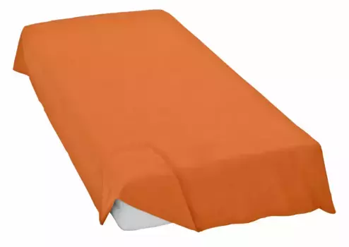 Простыня Ирисетта "Меркур 0006", из тонкого льна без резинки Irisette 150х250 см, 1 шт., цвет orange