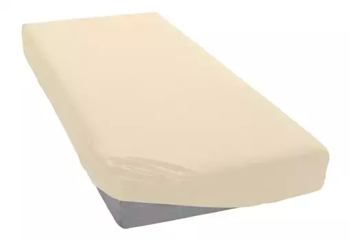 Простыня Irisette "Юпитер 8", хлопок, для матрасов высотой до 23 см, простынь плоская, простынь на подгонке 90-100х200-220 см, 1 шт., цвет creme