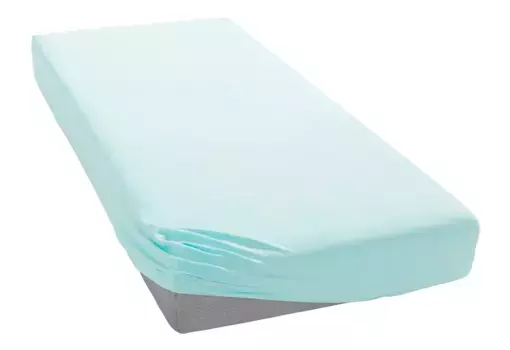 Простыня Irisette "MERKUR", согревающая тонкая фланель из чистого хлопка 100х200 см, 1 шт., синий