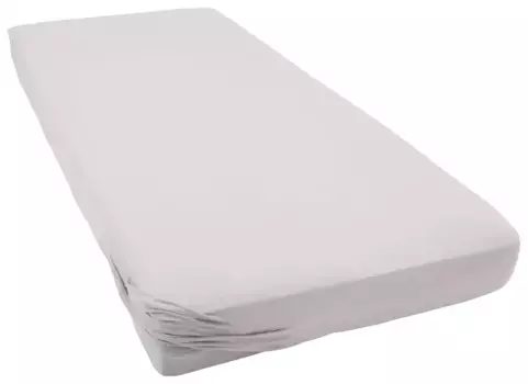 Простыня Irisette "MERKUR", согревающая тонкая фланель из чистого хлопка 100х200 см, 1 шт., цвет morgennebel