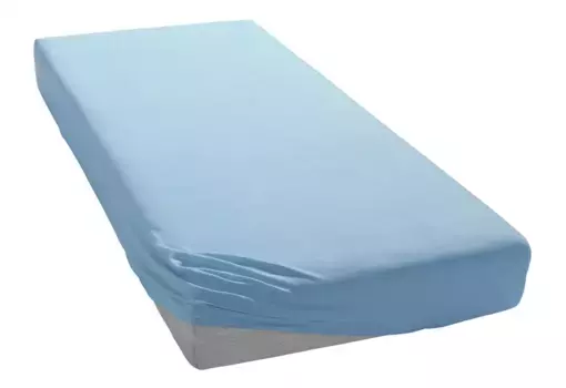 Простыня Irisette "MERKUR", согревающая тонкая фланель из чистого хлопка 100х200 см, 1 шт., синий