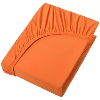 Простыня из джерси, 100% хлопок, 180х200см, терракотовый цвет NatureMark