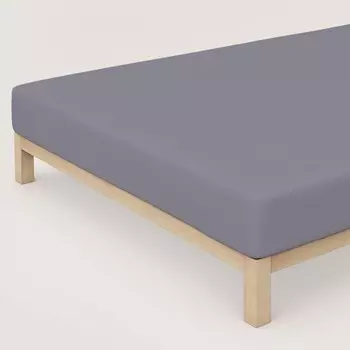 Простыня из джерси без глажки Mak - Mak Daunex, графит, Piazza e Mezza