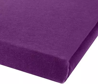 Простыня из джерси NatureMark, простыня из 100% хлопка, разные размеры и цвета ФИРМЕННОЕ КАЧЕСТВО Стандартный фиолетовый 180 x 200 - 200 x 200 см