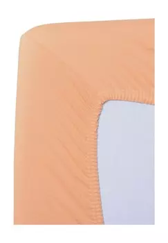 Простыня из джерси, однотонная ESTELLA, цвет Gesamt Breite Aprikot