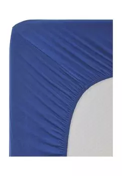 Простыня из джерси schlafgut, цвет Gesamt Breite Blue Deep