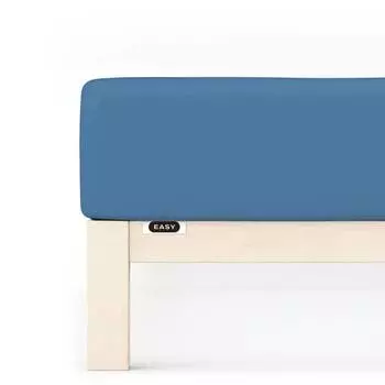 Простыня из джерси Schlafgut, синий