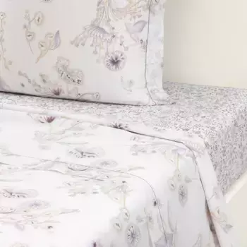 Простыня из хлопка Givre Yves Delorme, разноцветный