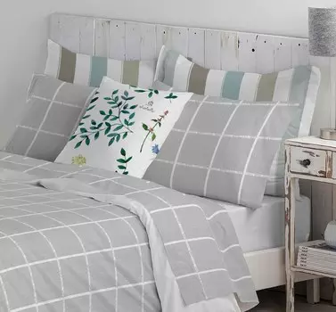 Простыня из хлопка "Левиафан" El Caballo, серый