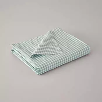 Простыня из хлопка плотностью 200 нитей Aran Bassols, зеленый