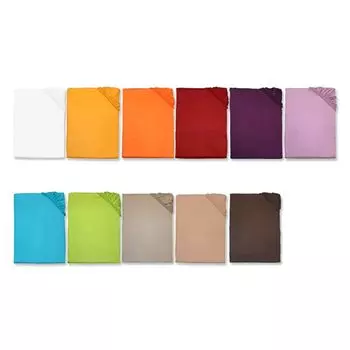 Простыня из хлопкового сатина 100х200 см, белая 90-100х200 Kinzler