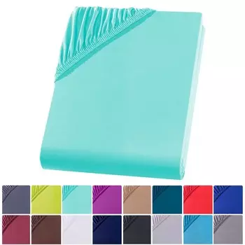 Простыня из микрофибры 140-160х200 см. Простыня, цвет морской волны Visaggio