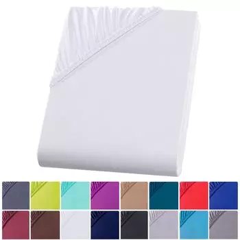 Простыня из микрофибры 180-200х200 см. Простыня-простыня, белая Visaggio