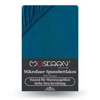 Простыня из микрофибры 90х200 см - Простыня бирюзовый 100х200 см Mskaan